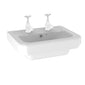 LECICO Saffia Sanitaryware - 47cm Square 2TH Basin