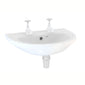 LECICO Saffia Sanitaryware - 55cm Round 2TH Basin