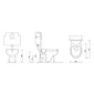 LECICO Saffia Sanitaryware - Back to Wall Pan