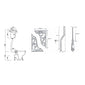 LECICO Saffia Sanitaryware - High Level Pipe Kit and Cistern Brackets - welovecouk