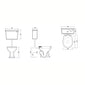 LECICO Saffia Sanitaryware - High and Low Level Pan