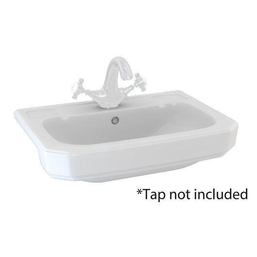  LECICO Saffia Sanitaryware - 58cm Semi Recessed Basin