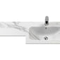 Carrera Marble Right Hand Stone Furniture Basin 1 Tap Hole 1100mm