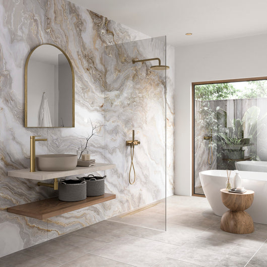  Onyx Smoke Bathroom Wall Panels