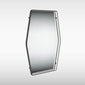 Aspect Art Deco TrioTone® Floating edge LED Illuminated Frame Mirror - 600 x 900 - Black - welovecouk