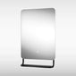 Harbour Backlit LED Mirror with Integrated Self - 790 x 500 - Frameless - welovecouk