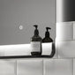 Harbour Backlit LED Mirror with Integrated Self - 790 x 500 - Frameless - welovecouk