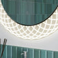 Spiro Etched Glass Miroor - 800 x 800 - Frameless - welovecouk