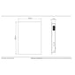 Avalon Bluetooth Audio LED Mirror - 700 x 500 - Frameless - welovecouk