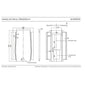 Gatsby Art Deco Inspired LED Mirror - 600 x 900 - Frameless - welovecouk