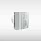 Rubi Low volume Extractor Fan - 158 x 158 - Chrome