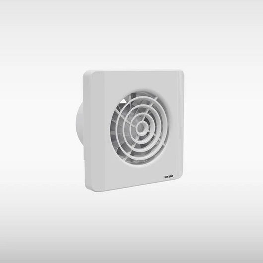  Layci Extractor Fan with Adjustable Run Timer - 158 x 158 - White