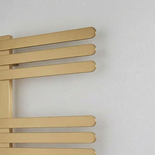  SDG Selecta Electric Smart 800x500 Towel Rail - Brushed Brass