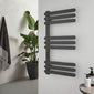 SDG Selecta Electric Smart 1200x500 Towel Rail - Black