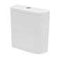 LECICO Shani Round Rimless Sanitaryware - Close Coupled Cistern with Push Button