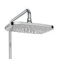 SDG SUPREME Exposed Thermostatic Bar Shower with Rigid Riser, Overhead Drencher Rose & Adjustable Handset - Chrome