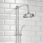 Margate Traditional Rigid Riser Exposed Thermostatic Shower Set - welovecouk