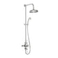 Margate Traditional Rigid Riser Exposed Thermostatic Shower Set - welovecouk