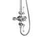 Margate Traditional Rigid Riser Exposed Thermostatic Shower Set - welovecouk