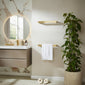 SDG Singola 12V Electric Towel Rail 450mm - Brushed Brass