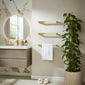 SDG Singola 12V Electric Towel Rail 450mm - Brushed Brass