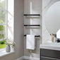 SDG Singola 12V Electric Towel Rail 500mm - Black