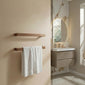 SDG Singola 12V Electric Towel Rail 450mm - Brushed Bronze