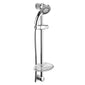 Aquadart Slide Rail Kit with Multi-Function Shower Handset - Chrome - welovecouk