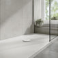 Fast Flow 90mm Shower Waste - White/White