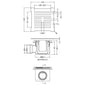 Hudson Reed Square Shower Waste Brushed Pewter Top - welovecouk
