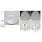 LECICO Shani Round Rimless Sanitaryware - Sandwich Soft Cose Seat