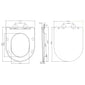 LECICO Zara Round - Soft Close Sandwich Seat