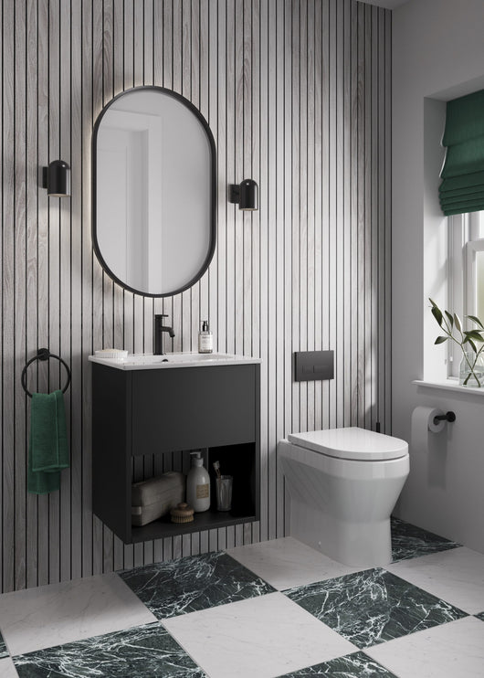  Grey Oak Bathroom Wall Panels