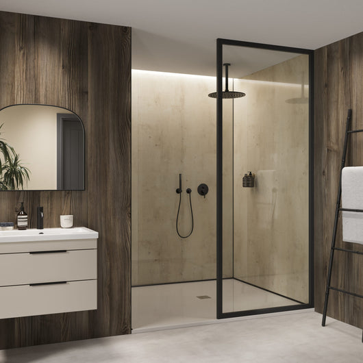  Mocha Pine Bathroom Wall Panels