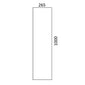 Blend 1000 x 265mm Compact Work Top - Concrete Grey - welovecouk