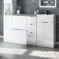 Blend 1000 x 365mm Full Depth Work Top - Concrete Grey - welovecouk