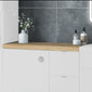 Blend 1000 x 365mm Full Depth Work Top - Halifax Oak - welovecouk
