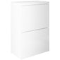 Blend 600 x 355mm W.C. Unit - Matt White with Back to Wall Toilet - welovecouk