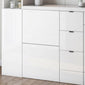 Blend 600 x 355mm W.C. Unit - Matt White - welovecouk