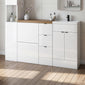 Blend 600 x 355mm W.C. Unit - Matt White - welovecouk
