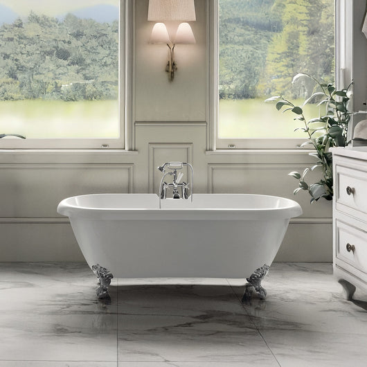  Wilmslow Traditional 1695mm Freestanding Bath & Leg Set - welovecouk