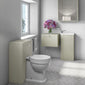 Henbury 600mm Wall Mount Vanity Unit - Country White - welovecouk