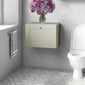 Henbury 600mm Wall Mount Vanity Unit - Country White - welovecouk