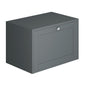 Henbury 600mm Wall Mount Vanity Bathroom Pack - Matt Grey - welovecouk