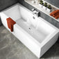 Cubic Double Ended Premier Bathroom Suite 1700 x 750mm - welovecouk