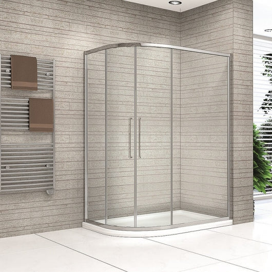  Synergy Vodas 8 Framed Offset Quad Enclosure 1900(H) 1200 x 900mm - welovecouk