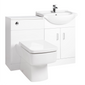 Serene Foundation Straight Single Ended Bath Suites 1700 x 750 with Vanity & WC