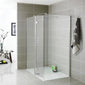 SDG Alumen 300 x 2000mm Wetroom Hinged Return Screen - Chrome