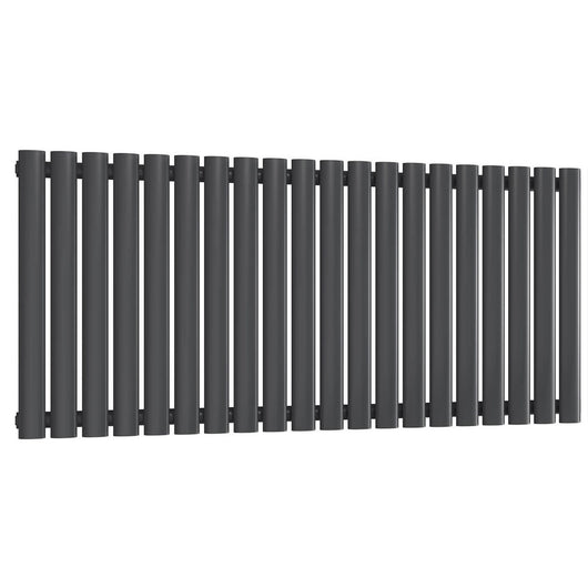  Reina Neva Horizontal Single Radiator 550 x 1180 - Anthracite