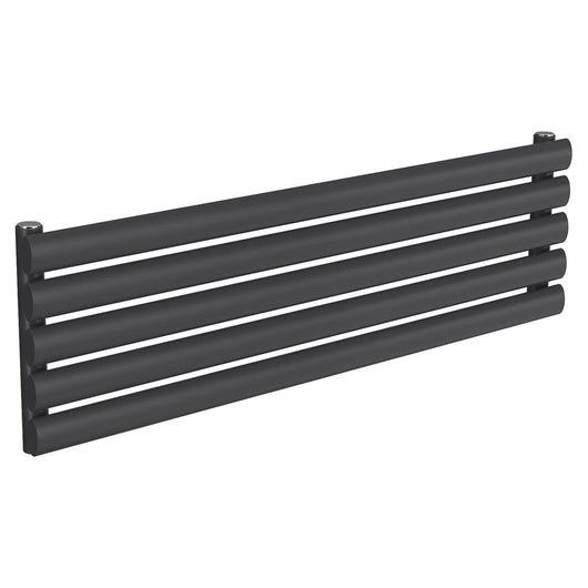  Reina Nevah Single Horizontal Steel Radiator 295 x 1000 - Anthracite